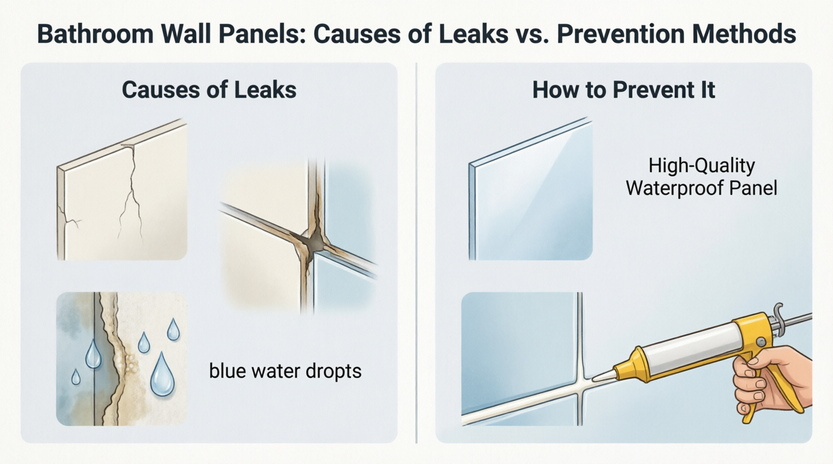 What Causes Bathroom Wall Panels to Leak and How to Prevent It